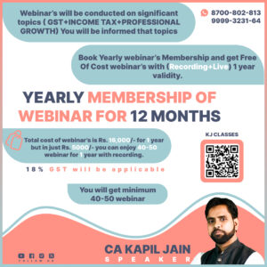 Annual Webinar Membership (With 1 Year validity)